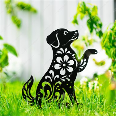 {{photo.Alt || photo.Description || 'Фигура садовая Собачка 801-504R разборная металл 43 см'}}