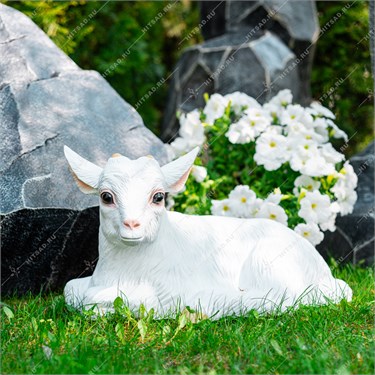 {{photo.Alt || photo.Description || 'Садовая фигура Козлёнок лежит U09477 h=30 см полистоун'}}