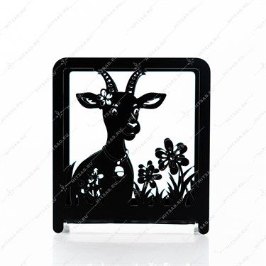 {{photo.Alt || photo.Description || 'Салфетница металлическая 703-069 Год Козы 11*4*12 см'}}