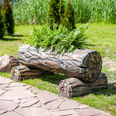 {{photo.Alt || photo.Description || 'Кашпо для садовых растений Бревно большое U07474 стеклопластик длина 132 см'}}