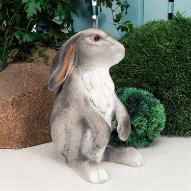 {{photo.Alt || photo.Description || 'Фигура для сада Заяц Русак F07436-Gray, полистоун, серый, 37 см'}}