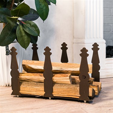 {{photo.Alt || photo.Description || 'Разборная дровница для камина 103-230R металлическая'}}