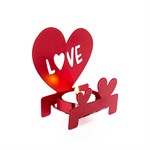 металлический подсвечник