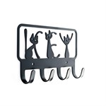 вешалка настенная на 4 крючка