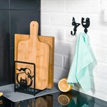 подставка для досок и крючки