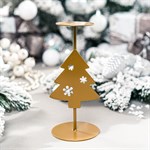 металлический подсвечник