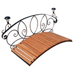 Мост для дачи с фонарями фото с размерами Мост для дачи с фонарями фото с размерами