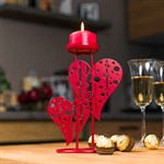 подсвечник на день влюбленных