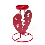 подсвечник 67-092 цв.красный