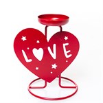 подсвечник 607-094 цв.красный