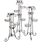 Кованые подставки под цветы напольные