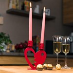 металлический подсвечник