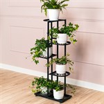 металлическая подставка для 6 растений