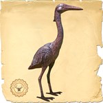 Парковая скульптура Цапля US07602 - фото 10245