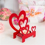 подсвечник с элементами лазерной резки