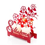 подсвечник с лазерной резкой