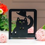 настольная металлическая салфетница