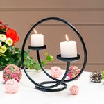 подсвечник 603-02 цв.черный