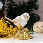 настольная птичка из полистоуна