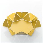 стильная металлическая фруктовница