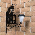 кронштейн с фонарём для кашпо