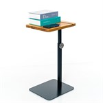 столик из металла и дерева