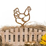 стильная фигура с эффектом ржавчины