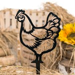 металлическая фигура Курица