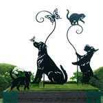 металлический декор для сада