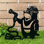 металлический садовый декор