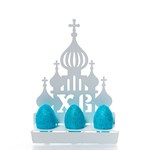 металлический пасхальный декор