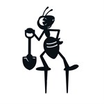 декор для сада 801-195 цв.черный