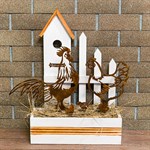 фигуры металлические в модной покраске