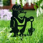 металлическая фигура для декора в саду