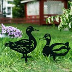 утки в саду