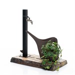 садовая колонка с поддоном