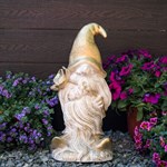 гном F09319 цв.белый с золотом