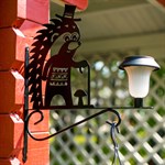 кронштейн с фонарём