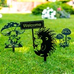 металлический садовый декор