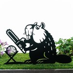 бобёр в саду