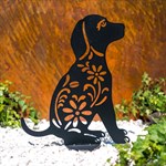 собака в саду