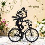 лягушка на велосипеде