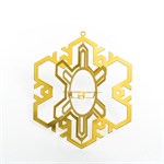 подсвечник снежинка