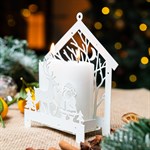 новогодний подсвечник