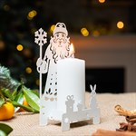 подсвечник дед мороз