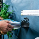 невидимая полка для книг