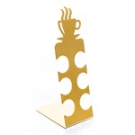 подставка для кофе цв.золотой