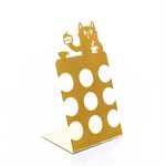 подставка для кофе цв.золотой