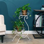 Подставка из металла на 2 цветка 14-002 - фото 110550