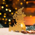 новогодний подсвечник